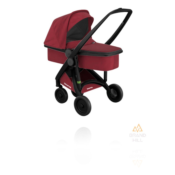Коляска Greentom Upp Carrycot шасі Black