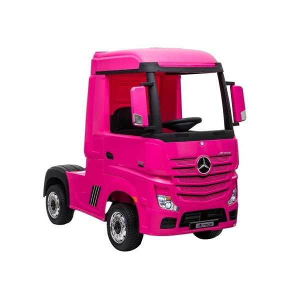Детский электромобиль LEANToys грузовик Mercedes Actros Rose 4x4