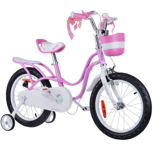 Детский велосипед RoyalBaby Little Swan 16'' RB16-18 с корзиной