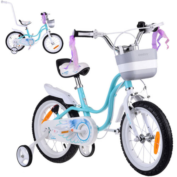 Детский велосипед RoyalBaby Little Swan 14'' RB14-18 с корзиной