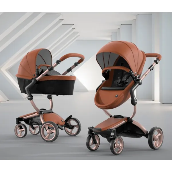 Коляска 2в1 Mima XARI 4G шасси - Rose Gold