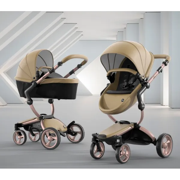 Коляска 2в1 Mima XARI 4G шасси - Rose Gold