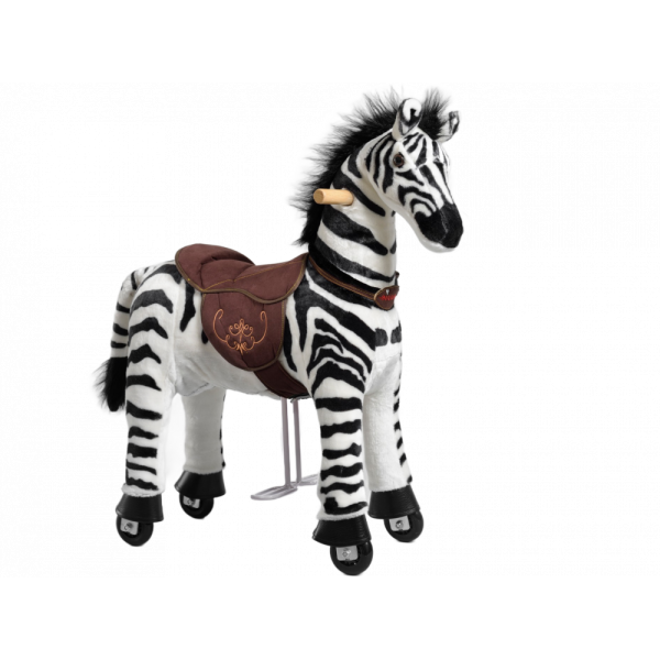 Механическая игрушка зебра на колесах Ponnie Dixi S