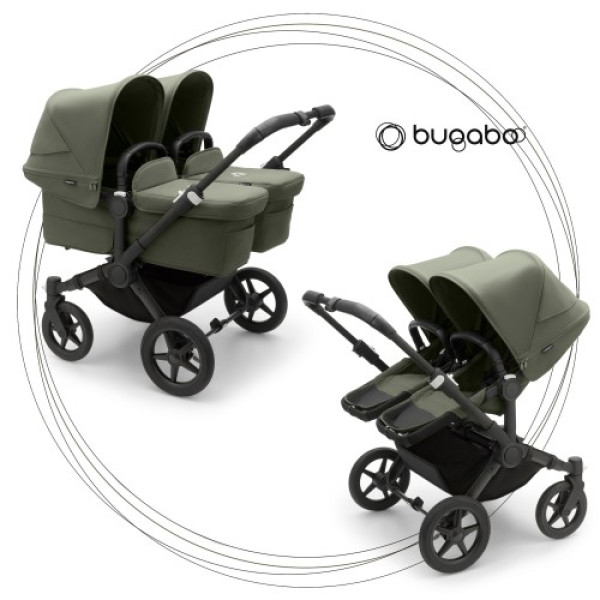 Коляска 2в1 для двойни Bugaboo Donkey 5 Twin
