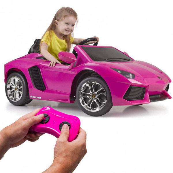 Автомобиль Feber Aventador Pink 6V 12394