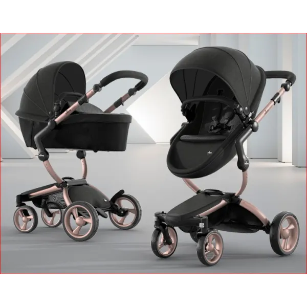 Коляска 2в1 Mima XARI 4G шасси - Rose Gold