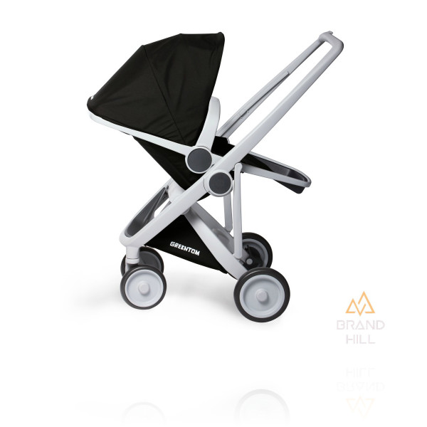 Прогулянкова коляска Greentom Reversible шасі Gray