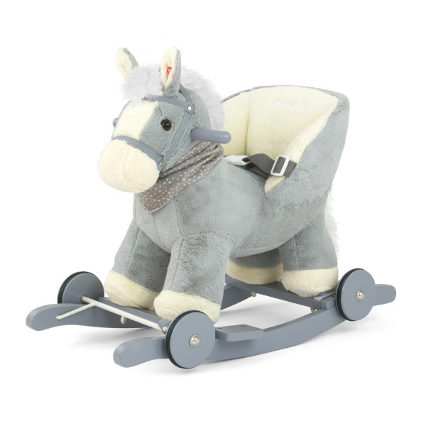 Лошадка с колесиками Milly Mally Polly Gray