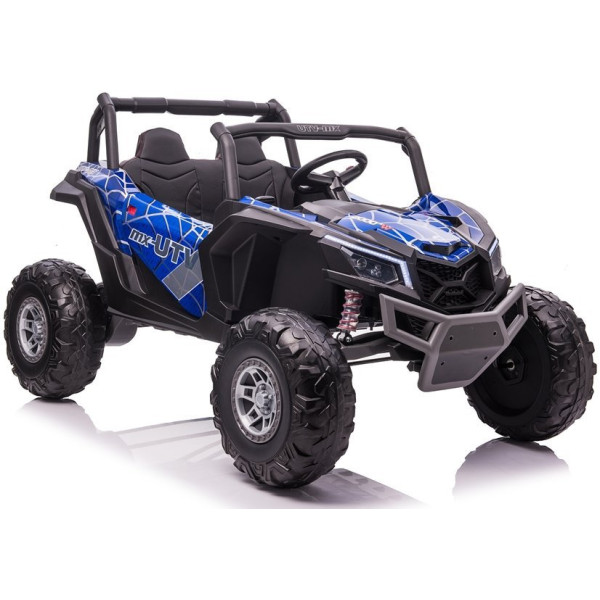 Дитячий електромобіль LEANToys UTV-MX Blue Spider Лакований MP4