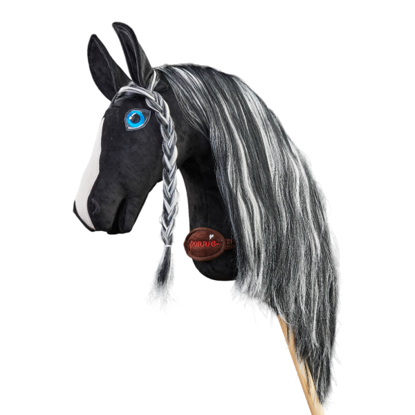 Плюшева іграшка конячка на паличці Hobby Horse Ponnie Barock Pinto A3