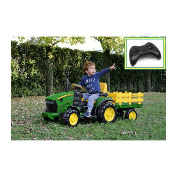 Электротрактор Peg-Perego John Deere Ground Force + пульт управления