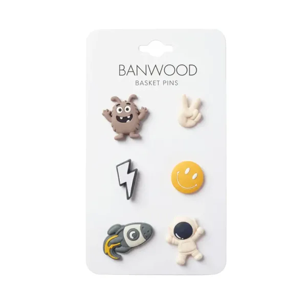 Значки для корзины BANWOOD PIN