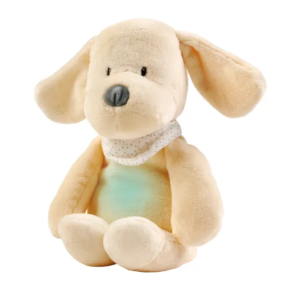 Плюшевая сенсорная игрушка NATTOU Sleepy Dog Ecru 4в1