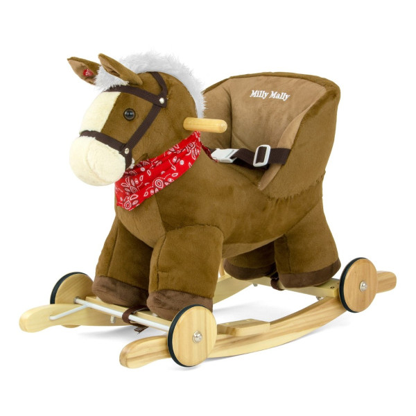 Лошадка с колесиками Milly Mally Polly Dark Brown