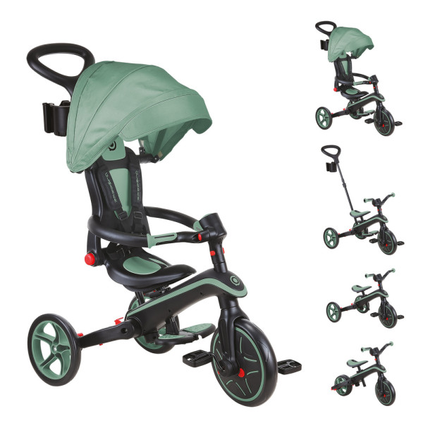 Дитячий триколісний велосипед 4в1 Globber 3 EXPLORER TRIKE FOLDABLE