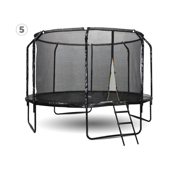 Батут садовый SKYFLYER + стремянка 12FT 366см TR0035