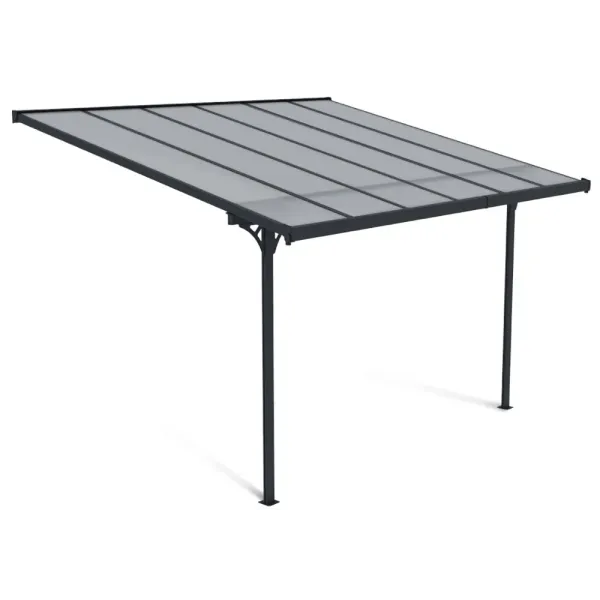 Пергола террасная пристенная HARDMAISTER ATLANTA 3,7x3m