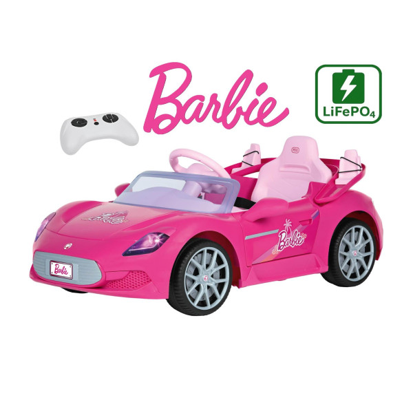 Дитячий електромобіль Peg Perego BARBIE RC пульт 12V