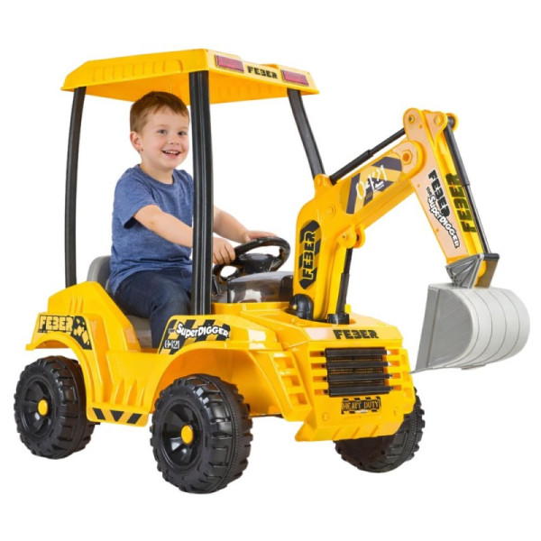 Детский экскаватор Feber Super Digger LT 12V FEB17000