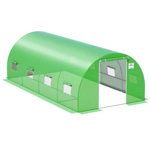 Садовая теплица-парник 18m2 Cultivo 3x6x2 (1 дверь)