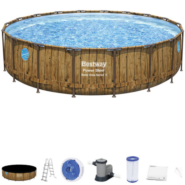 Каркасний басейн Bestway 549x122 11w1 56977