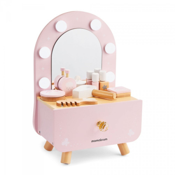 Деревянный мини-туалетный столик Mamabrum LED подсветкой MAM272 VANITY TABLE