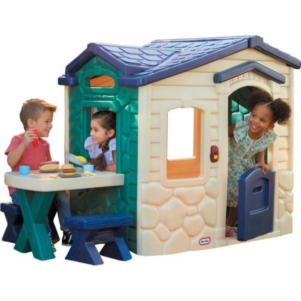 Детский домик Little Tikes Patio со звонком 174117E3