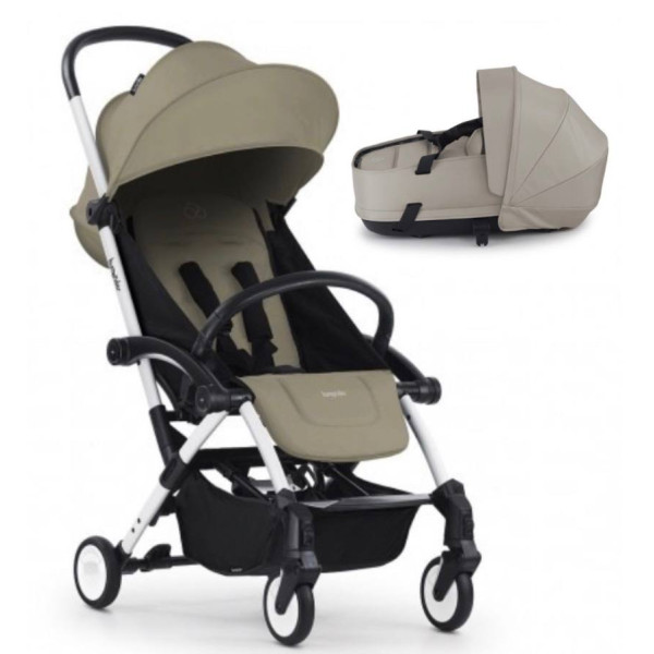 Коляска 2в1 Bumprider Connect 3 шасси White
