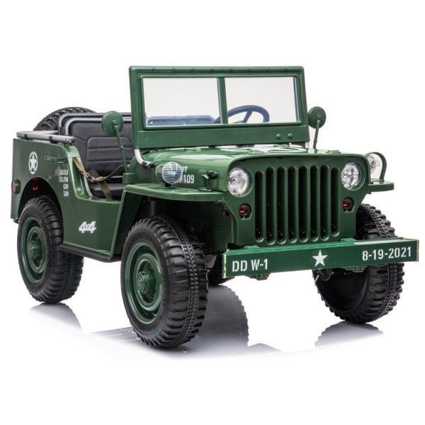 Дитячий електромобіль LEANToys військове авто JH101