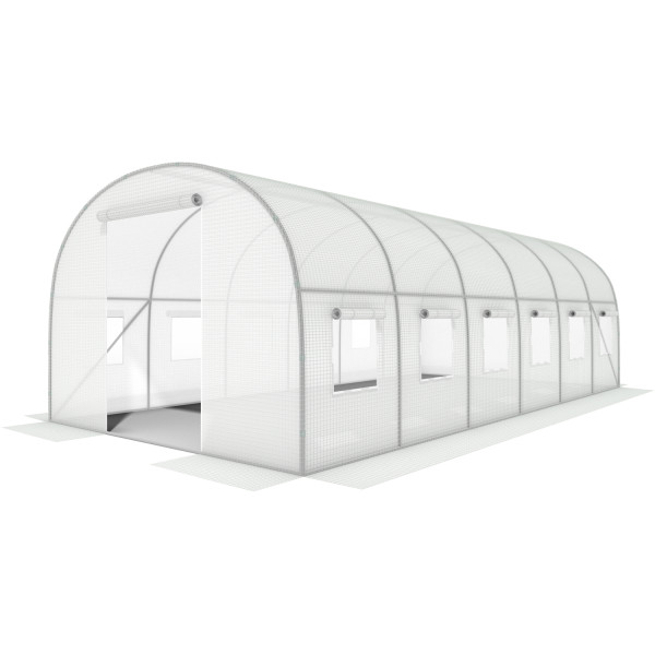 Теплица-парник с окнами 18 м2 FunFit 1463 600х300х200 см