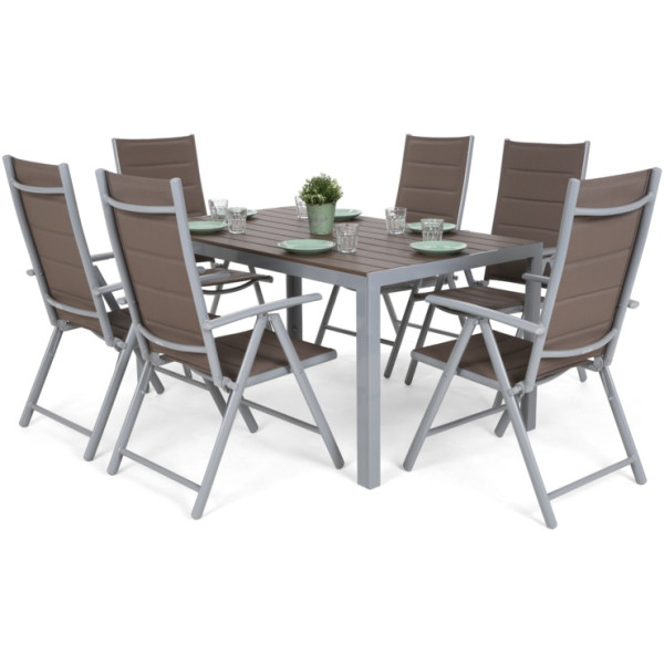 Набор садовой мебели HOME & GARDEN Ibiza 150 стол + 6 кресел