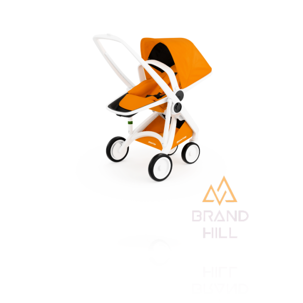Прогулянкова коляска Greentom Reversible шасі White