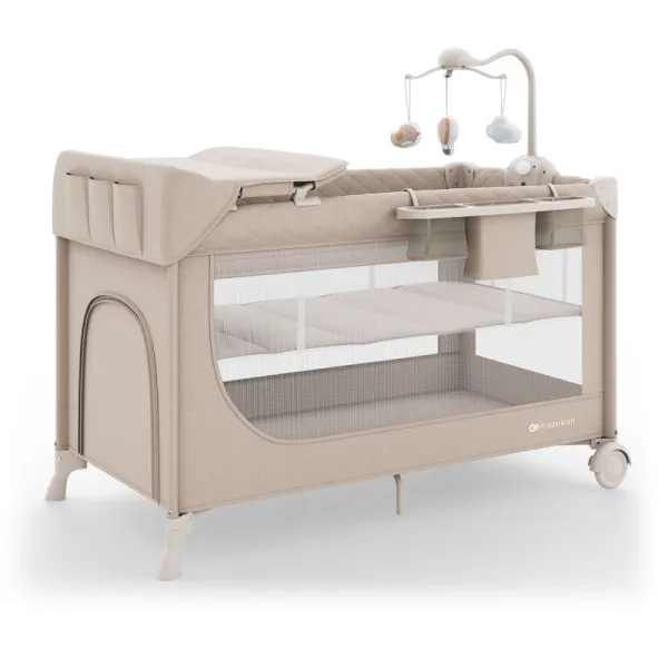 Кроватка-манеж Kinderkraft LEODY UP + аксессуары
