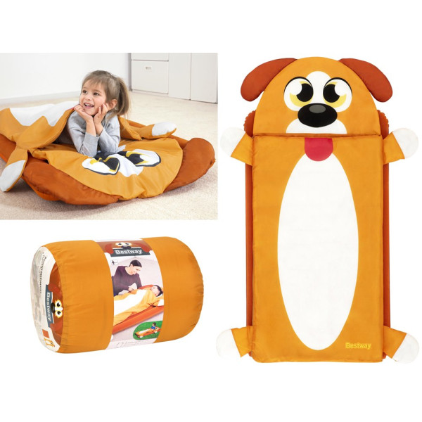 Надувной матрас+спальный мешок Bestway Собака 132x76x10cm 68109