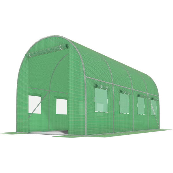 Теплица-парник с окнами 9 м2 FunFit 450х200х200 см