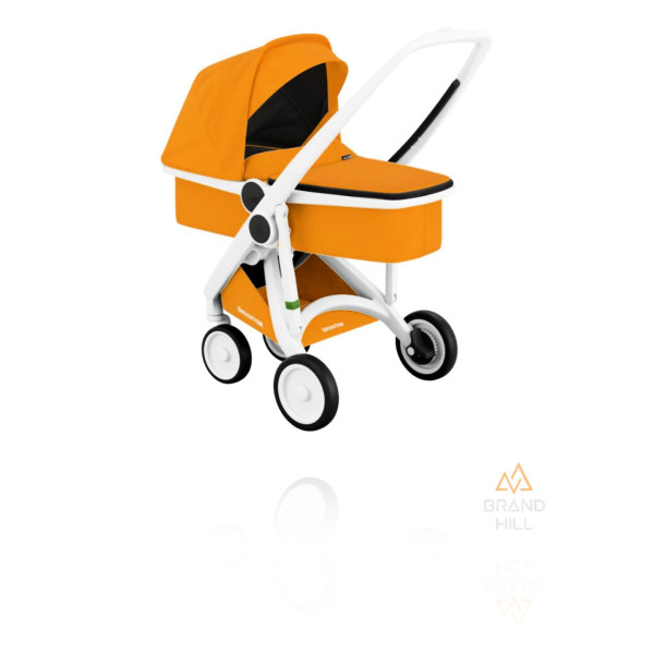 Коляска Greentom Upp Carrycot шасі White