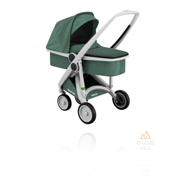 Коляска Greentom Upp Carrycot шасси Gray