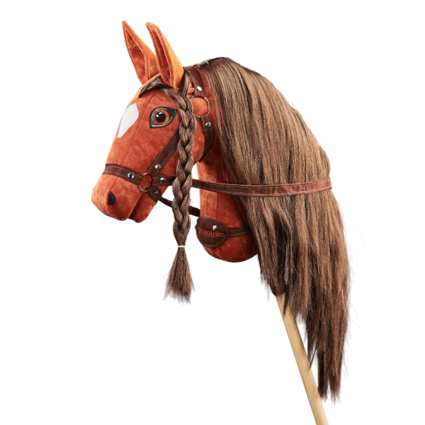 Плюшевая игрушка лошадка на палочке Hobby Horse Ponnie Carmen A3