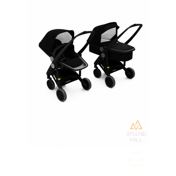 Коляска Greentom 2в1 шасі Black
