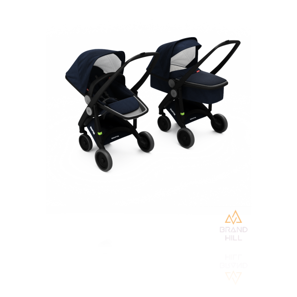 Коляска Greentom 2в1 шасі Black