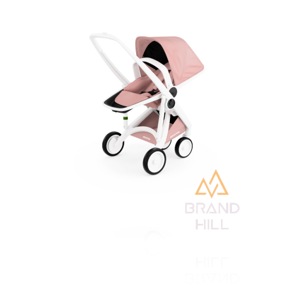 Прогулянкова коляска Greentom Reversible шасі White