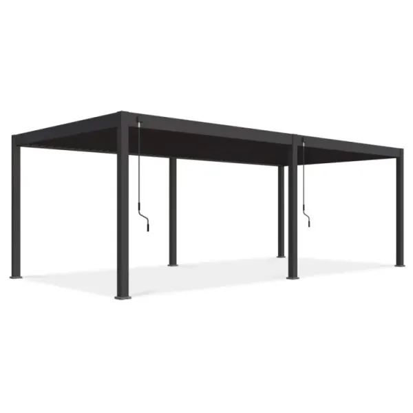 Пергола терасна садова Gutroof 3.6x7.2 DELUXE Anthracite