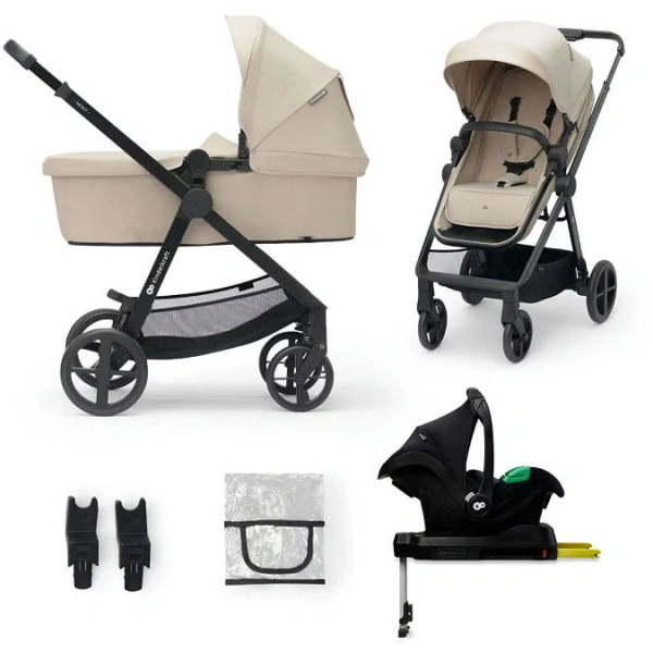 Коляска 4в1 Kinderkraft Newly Mink Pro
