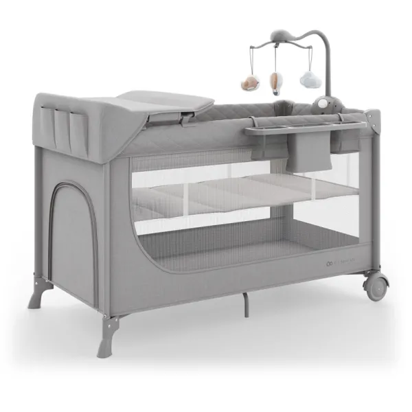 Кроватка-манеж Kinderkraft LEODY UP + аксессуары
