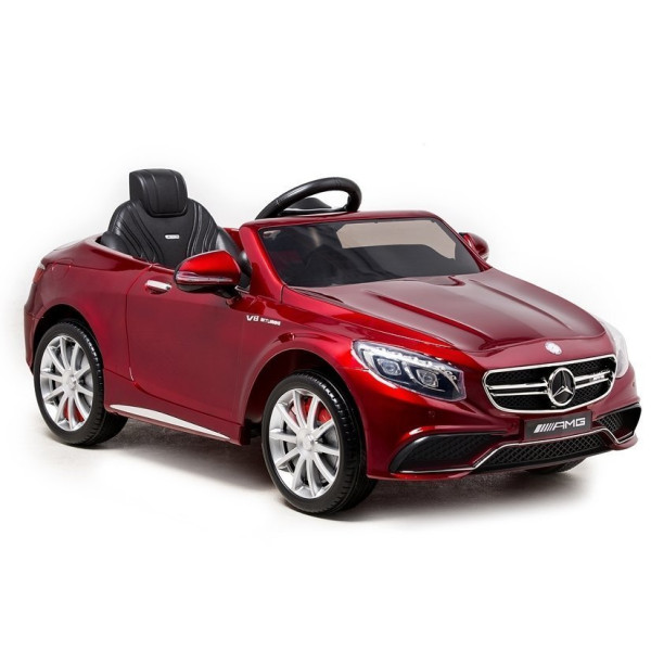 Дитячий електромобіль LEANToys Mercedes S63 Лакований