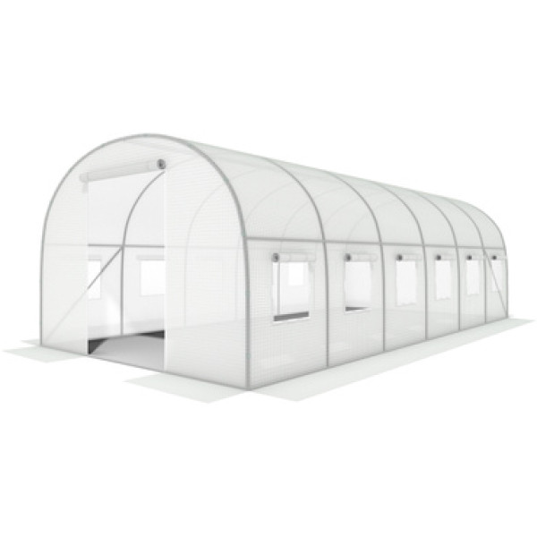 Теплица-парник с окнами 24 м2 FunFit 800х300х200