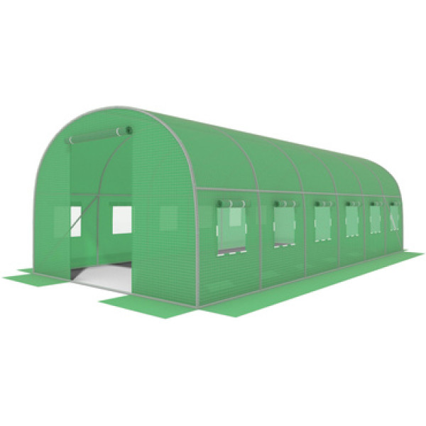 Теплица-парник с окнами 24 м2 FunFit 800х300х200
