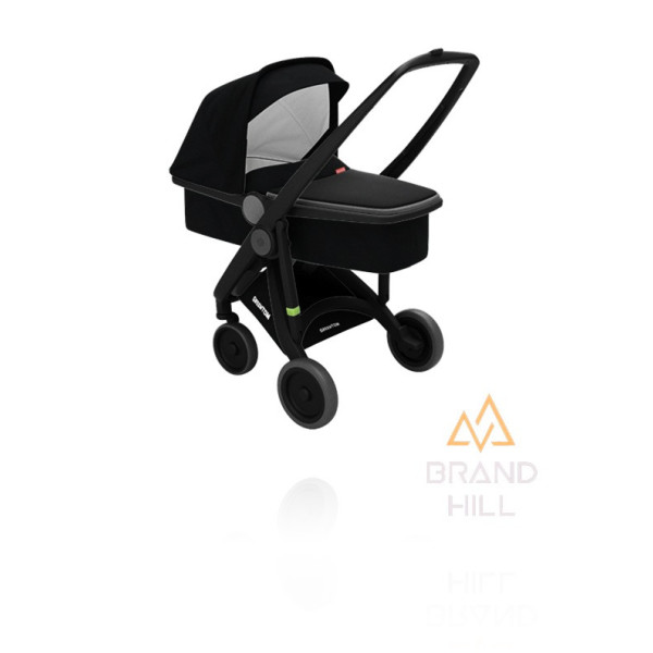 Коляска Greentom Upp Carrycot шасі Black