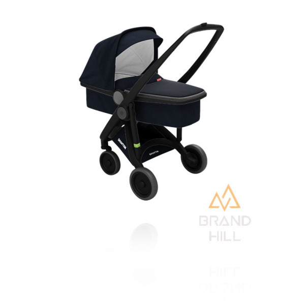 Коляска Greentom Upp Carrycot шасі Black
