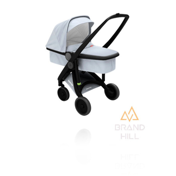 Коляска Greentom Upp Carrycot шасі Black
